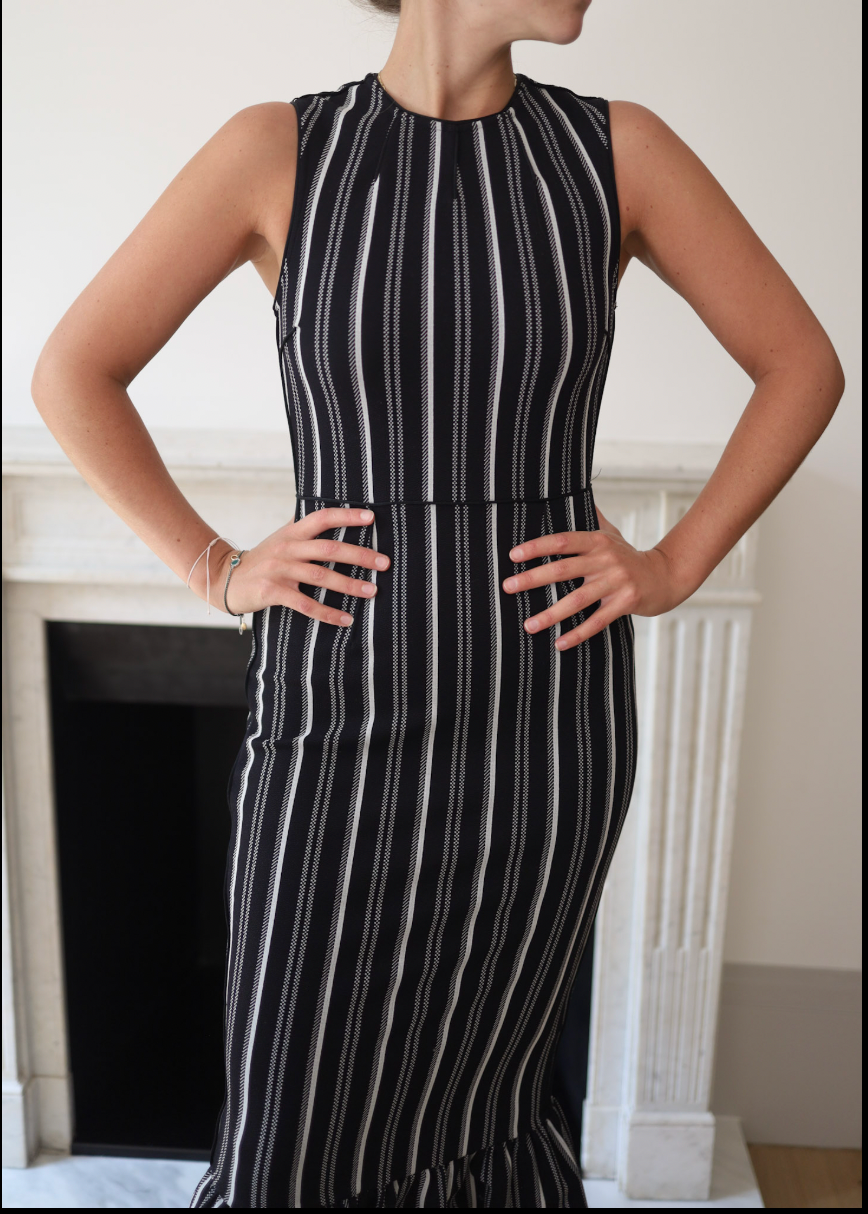 Vestido Opening Ceremony de rayas – Talla S