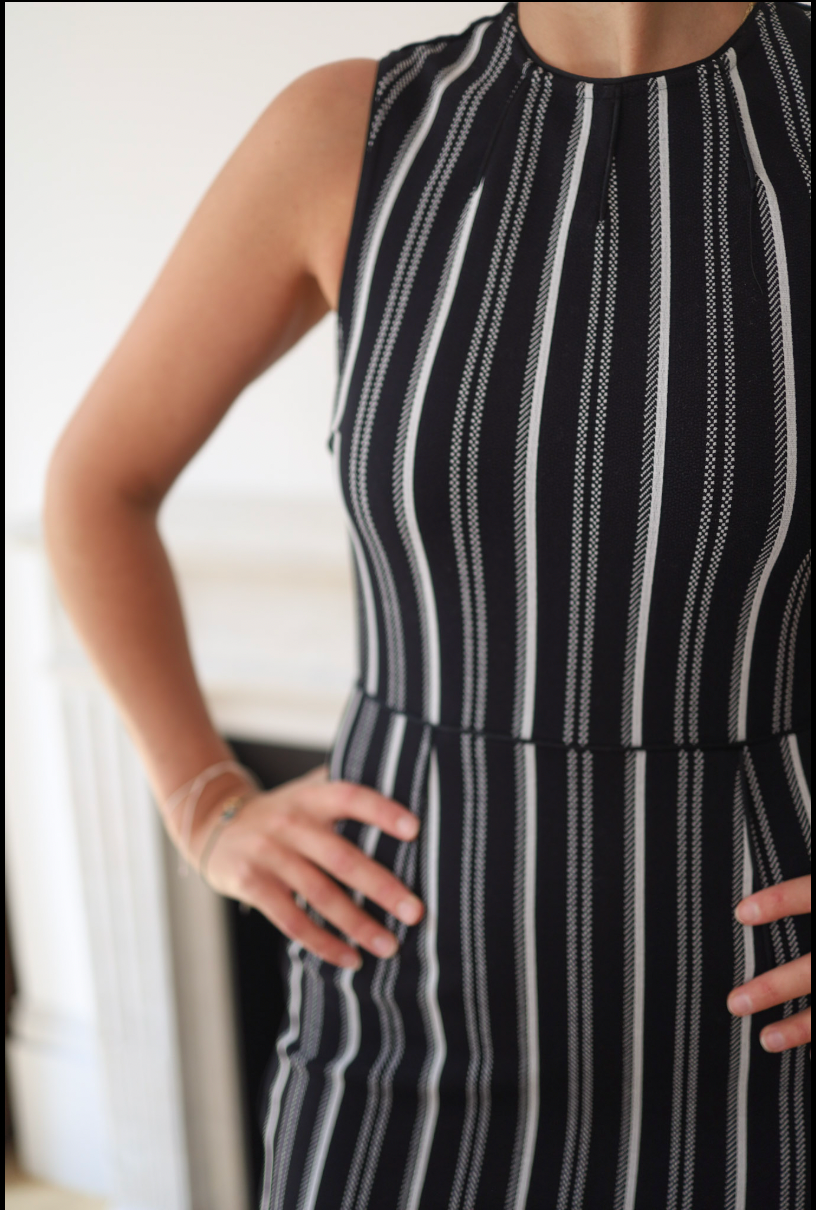 Vestido Opening Ceremony de rayas – Talla S