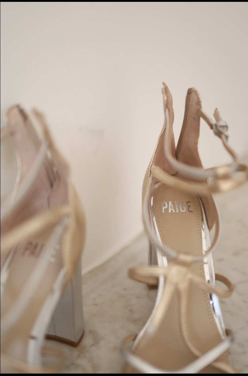 Sandalias metalizadas Paige – Talla 38 (EU)