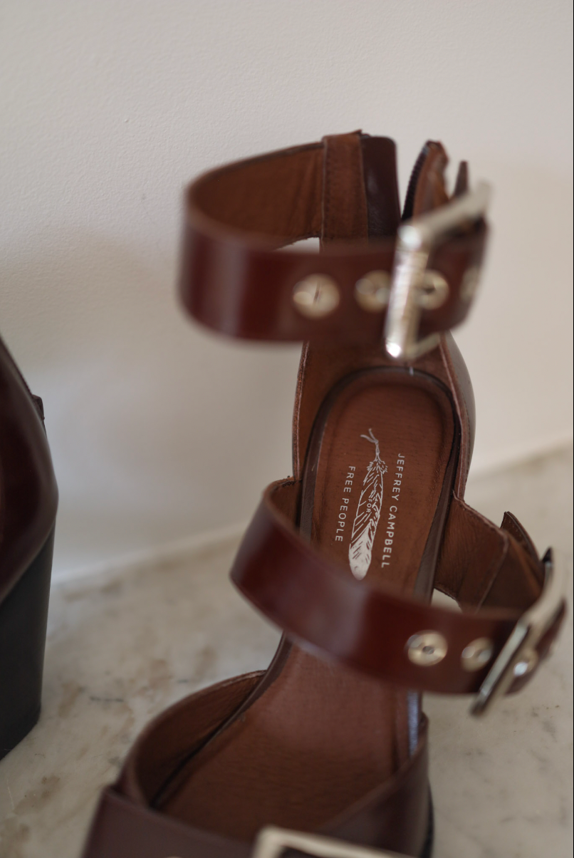 Zapatos marrones Jeffrey Campbell x Free People – Talla 38