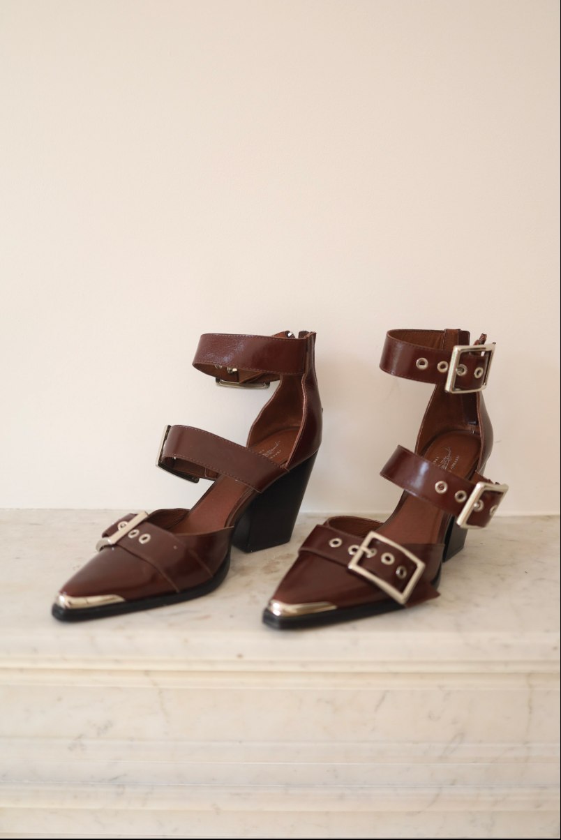 Zapatos marrones Jeffrey Campbell x Free People – Talla 38