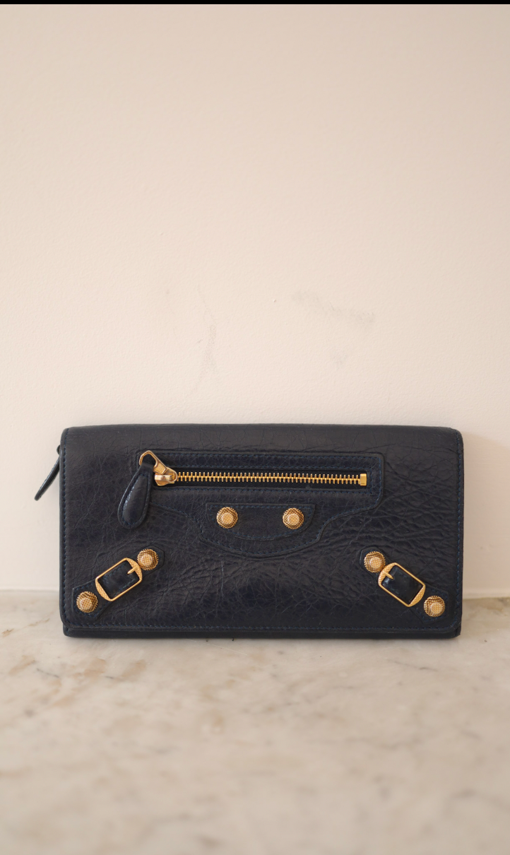 Cartera Balenciaga Classic City azul marino