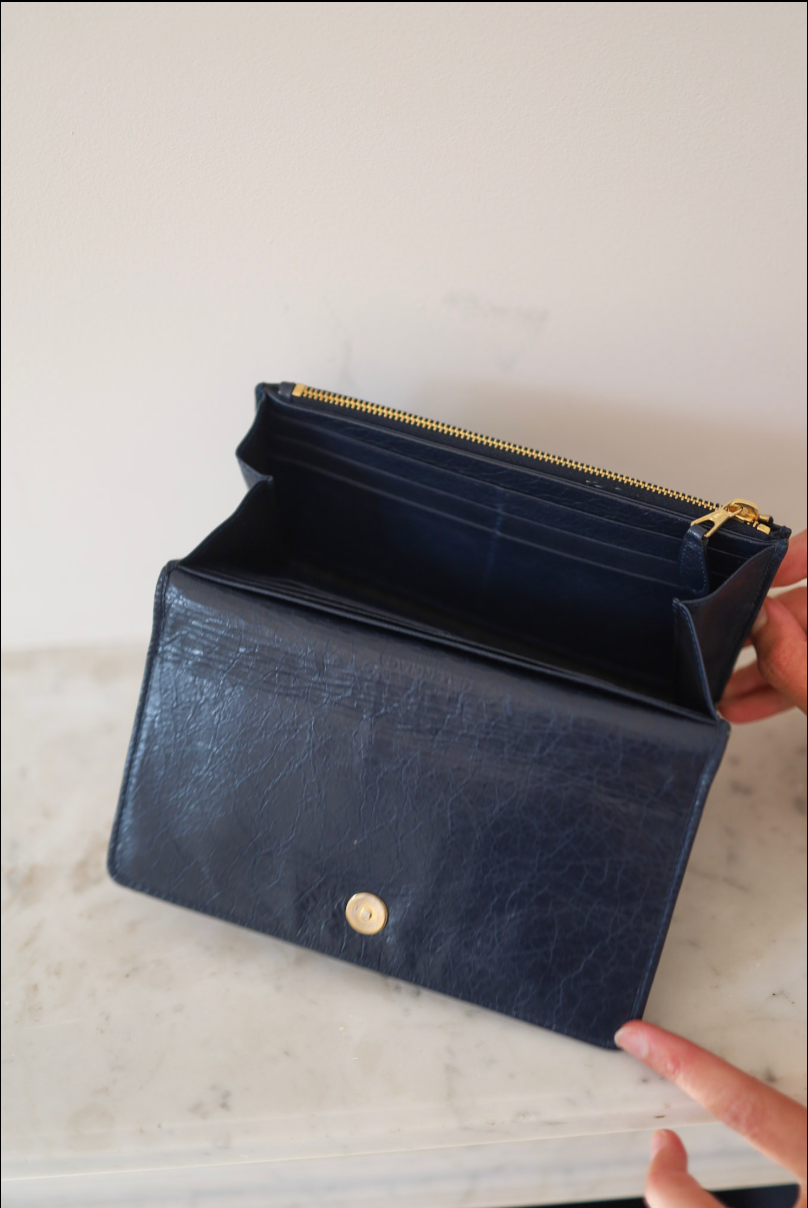 Cartera Balenciaga Classic City azul marino
