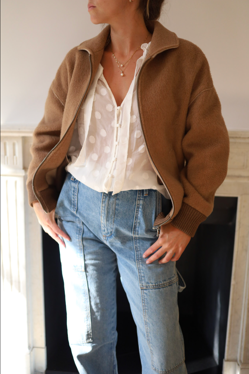 Chamarra de lana Adriano Goldschmied – Talla XS