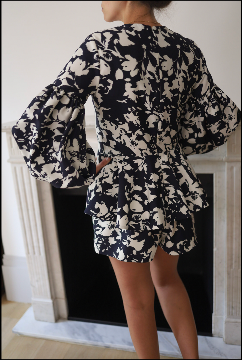 Conjunto de blusa y shorts Alexis – Talla S